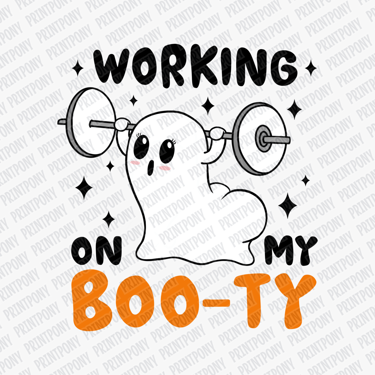 Working on My Booty DTF Transfer - PrintPony