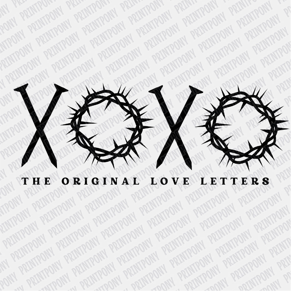 XOXO The Original Love Letters DTF Transfer - Print Pony
