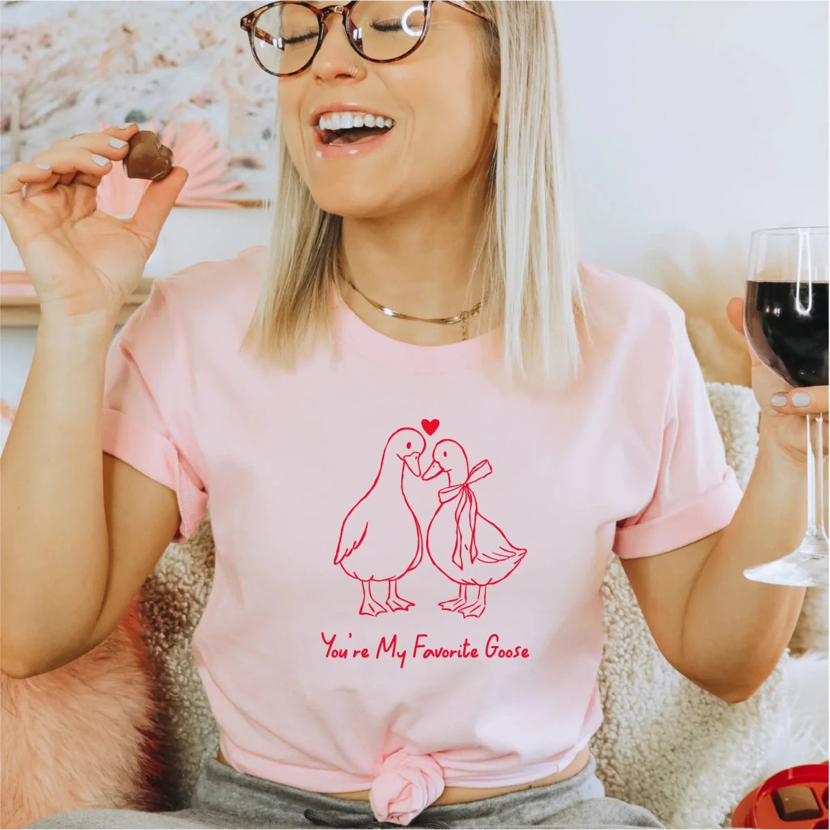 You're My Favorite Goose | Valentine's Day DTF Transfer - PrintPony