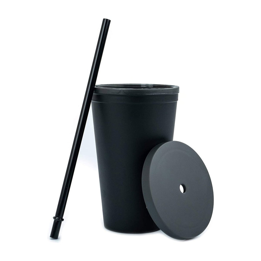 16 oz. Tapered Acrylic Tumblers with Lid and Straw - Print Pony™