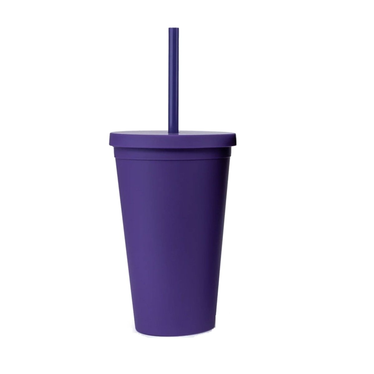 16 oz. Tapered Acrylic Tumblers with Lid and Straw - Print Pony™