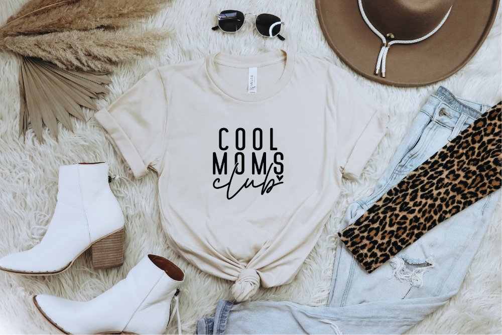 Cool Mom's Club - Ready to Press DTF Transfer - Print Pony