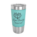 Custom Engraved 20 oz. Leatherette Tumblers - PrintPony