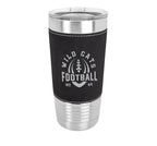 Custom Engraved 20 oz. Leatherette Tumblers - PrintPony