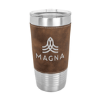 Custom Engraved 20 oz. Leatherette Tumblers - PrintPony