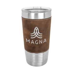 Custom Engraved 20 oz. Leatherette Tumblers - Print Pony™