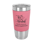 Custom Engraved 20 oz. Leatherette Tumblers - PrintPony