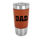 Custom Engraved 20 oz. Leatherette Tumblers - PrintPony
