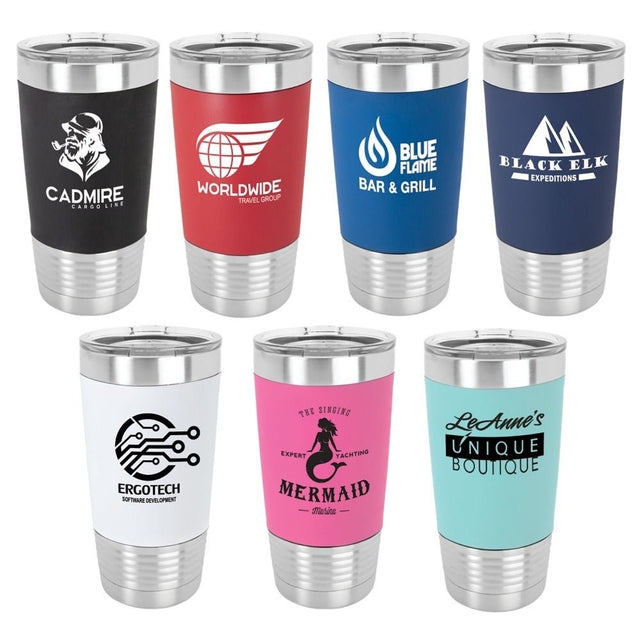 Custom Engraved 20 oz. Silicone Tumblers - Print Pony™