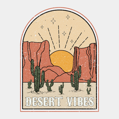 Desert Vibes DTF Transfer - Print Pony™