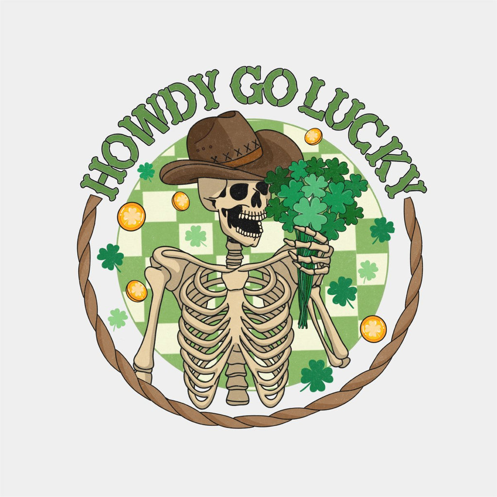 Howdy Go Lucky St. Patrick's DTF Transfer - Print Pony™