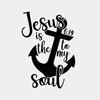 Jesus is the Anchor to my Soul - Ready to Press DTF Transfer - Print Pony™