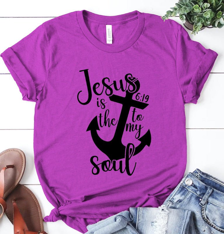 Jesus is the Anchor to my Soul - Ready to Press DTF Transfer - Print Pony