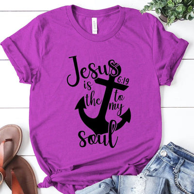 Jesus is the Anchor to my Soul - Ready to Press DTF Transfer - Print Pony