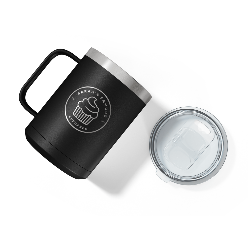 Personalized Custom Engraved 15 oz. Coffee Travel Mugs with Slider Lid - PrintPony