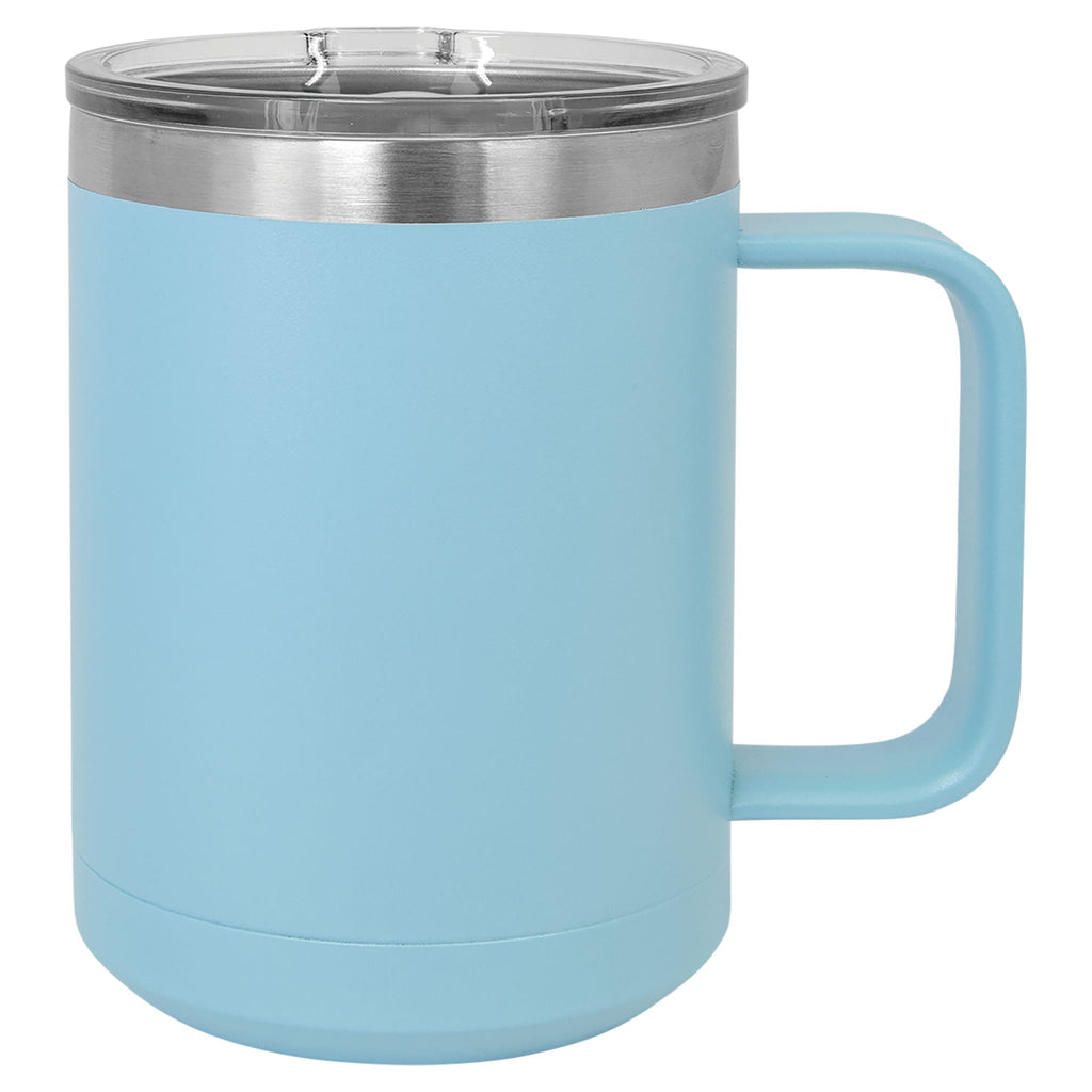 Personalized Custom Engraved 15 oz. Coffee Travel Mugs with Slider Lid - Print Pony™