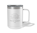 Personalized Custom Engraved 15 oz. Coffee Travel Mugs with Slider Lid - PrintPony
