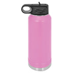 Personalized Custom Engraved Powder Coated Water Bottles 32 oz. - Print Pony™