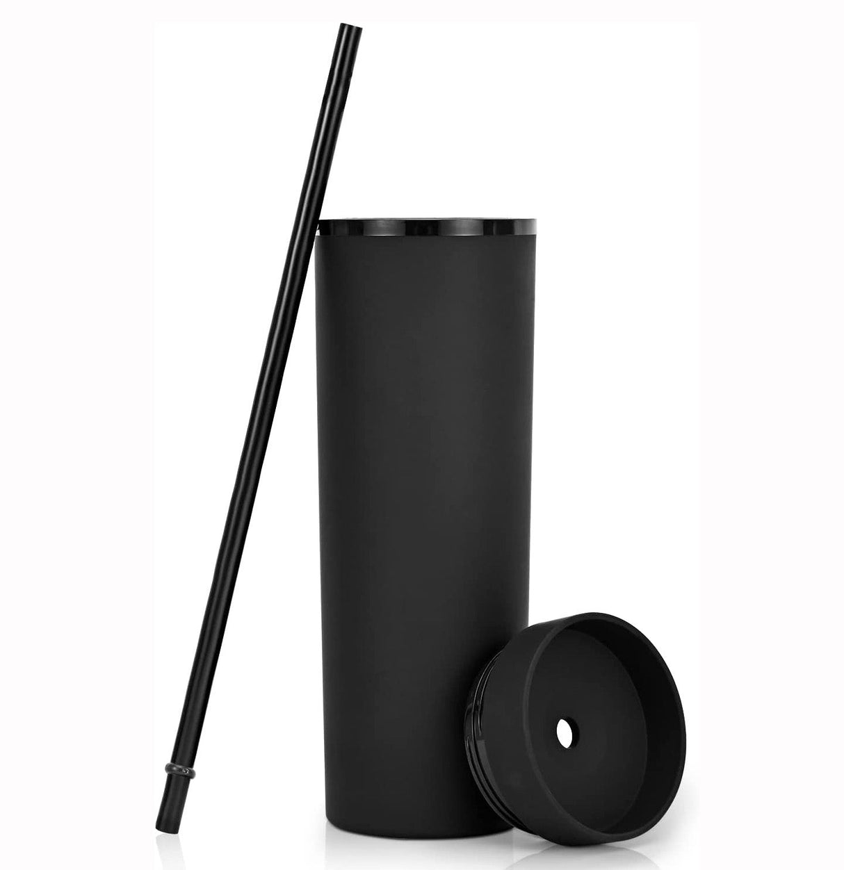 Skinny Acrylic Tumbler with Lid and Straw 16 oz. - Print Pony™