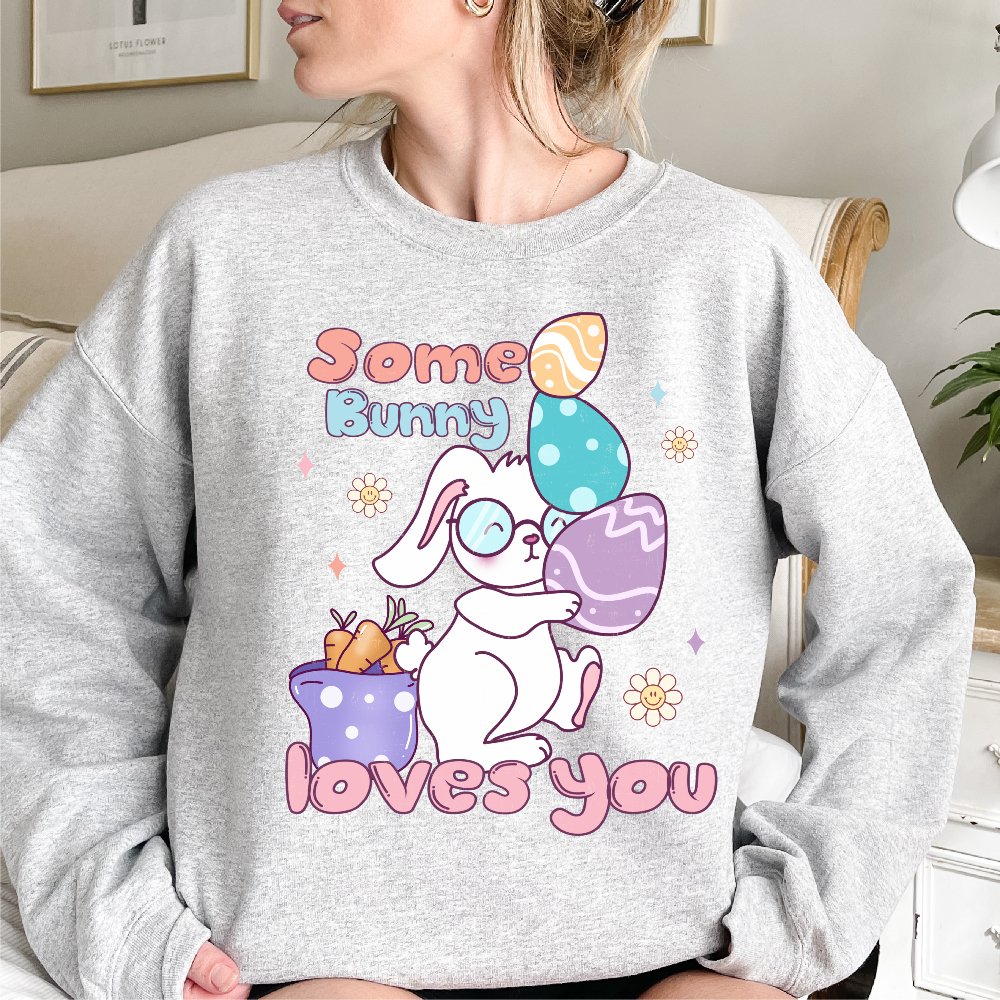 Some Bunny Loves You - Easter DTF Transfer - Print Pony™