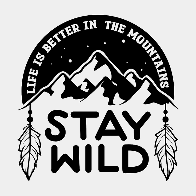 Stay Wild DTF Transfer - Print Pony‚Ñ¢