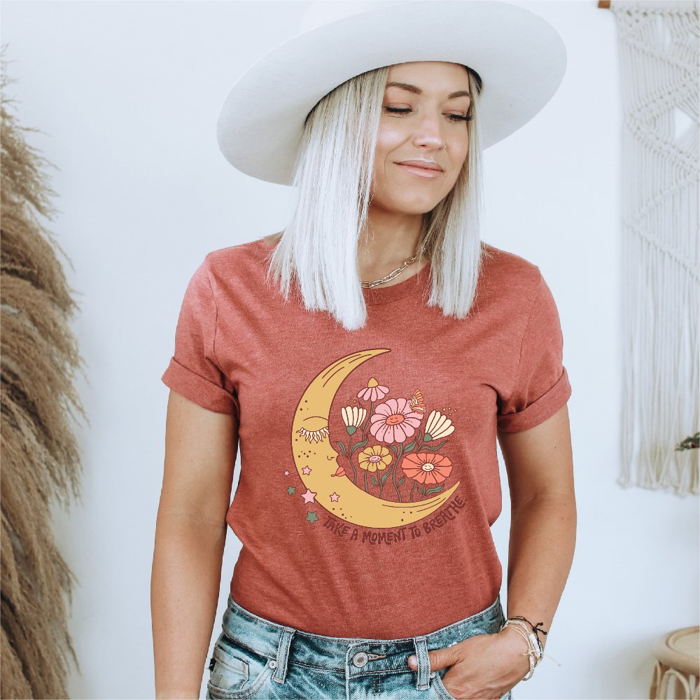 Take a Moment to Breathe DTF transfer - Print Pony